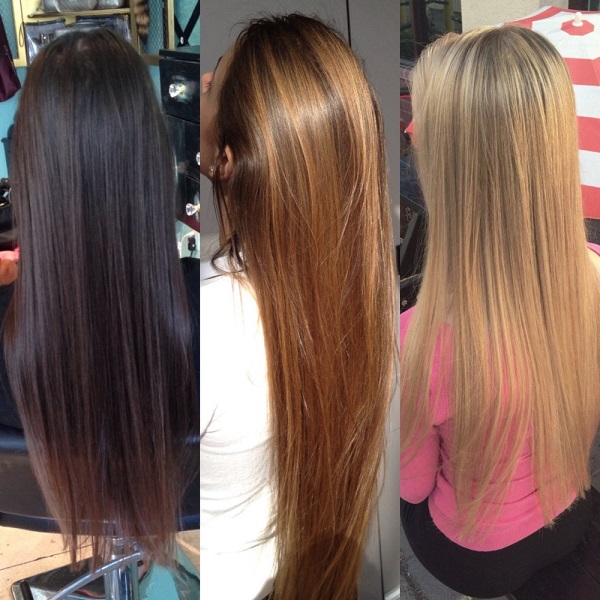 как сделать рыжий цвет из блонда