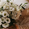 Свадебный букет невесты с альстромерией