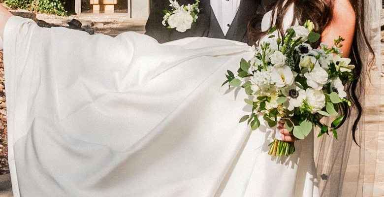 Свадебный букет невесты из фоамирана