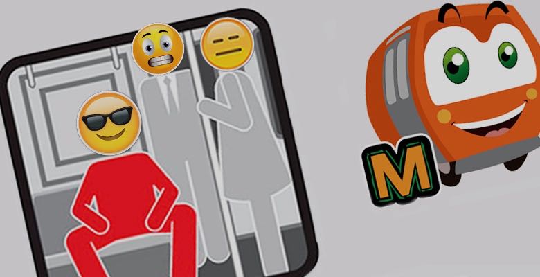 Новый хэштег #manspreading учит мужчин сидеть в метро