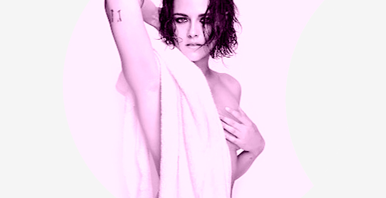 Кристен Стюарт в одном полотенце в фотопроекте Марио Тестино