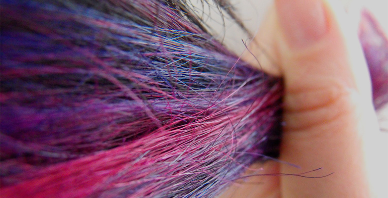 Galaxy hair – новый тренд в окрашивании волос