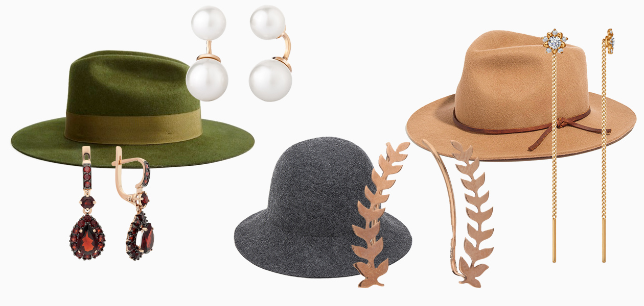 Пара на весну, или Как носить шляпы и серьги