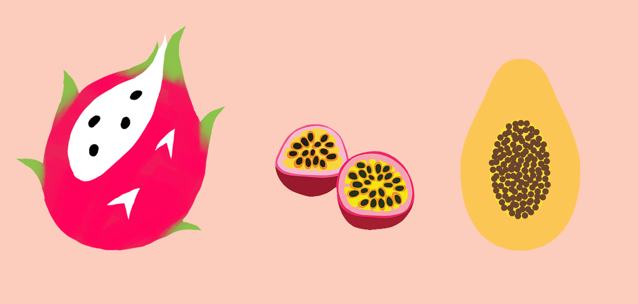 3 главных суперфуда марта: папайя, маракуйя и драгонфрут