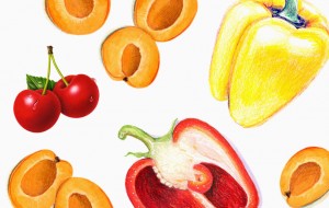 3 главных суперфуда июня: абрикосы, черешня и перец