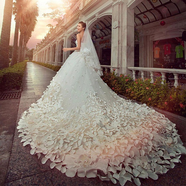Вес свадебного платья