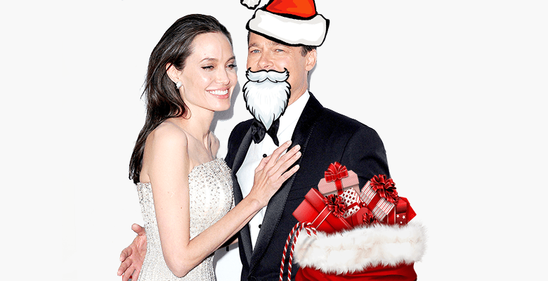 Брэд Питт проведет Рождество с Анджелиной Джоли и детьми