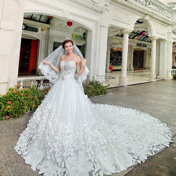 Длинное Платье На Свадьбу Фото