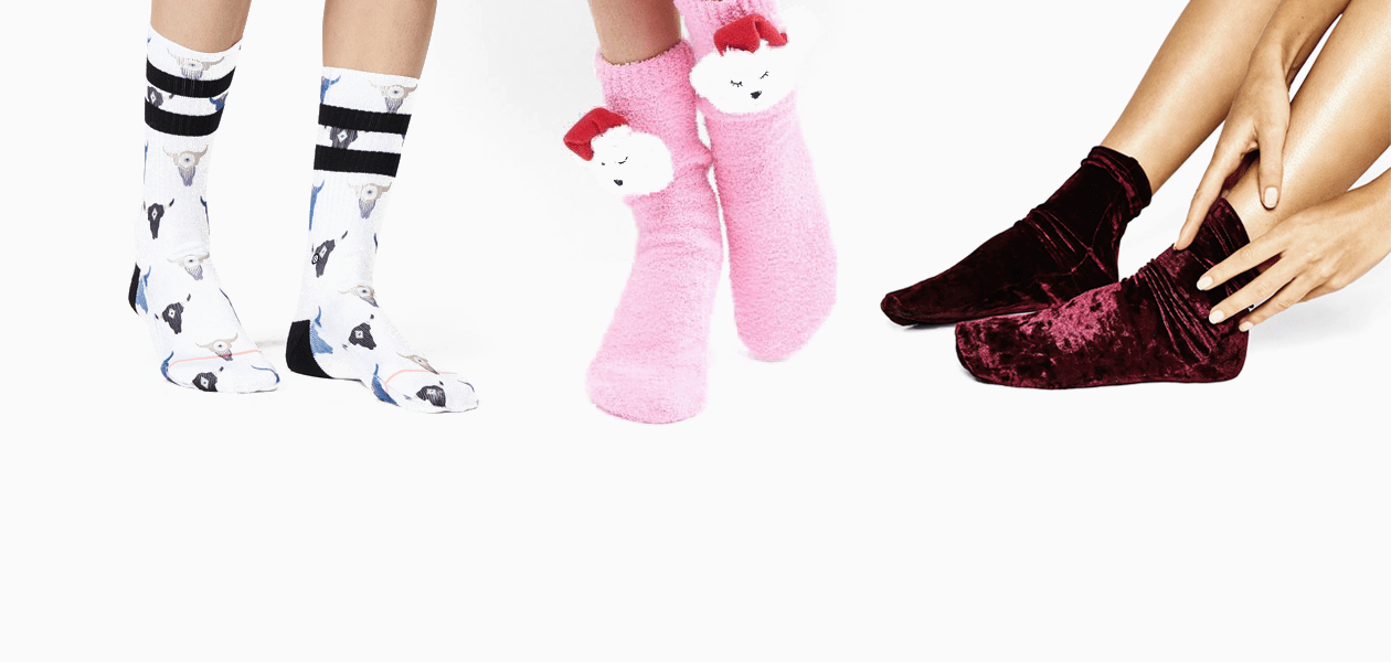 7 пар веселых и теплых носков