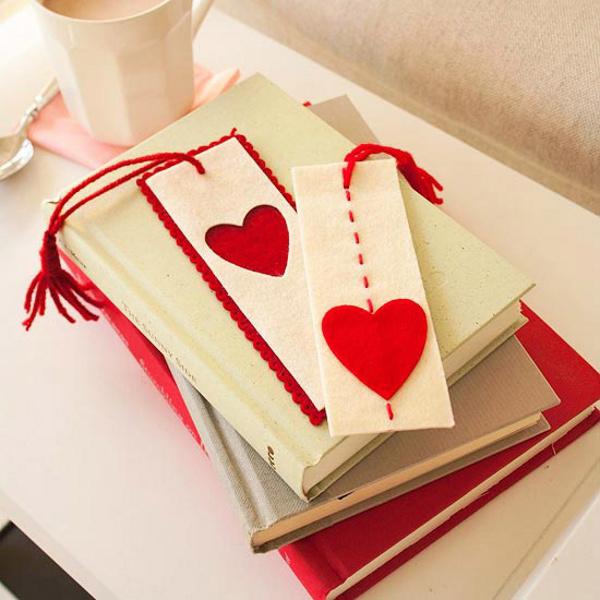 Фото handmade валентинки-закладки