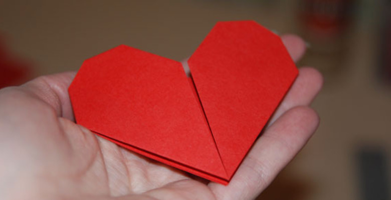 Оригами валентинка из бумаги своими руками легко. Бумажное сердце. Как сделать валентинку из бумаги