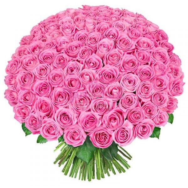 Фото подарок на розовую годовщину свадьбы - букет розовых роз