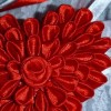Валентинка из атласных лент: шелковистый подарок на 14 февраля