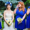 Синее платье на свадьбу: гостевой дресс-код в морском и небесном стиле