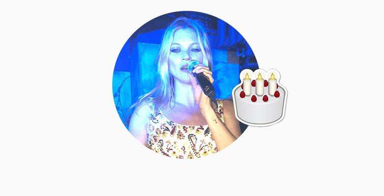 Кейт Мосс выпрыгнула из торта и исполнила Happy Birthday