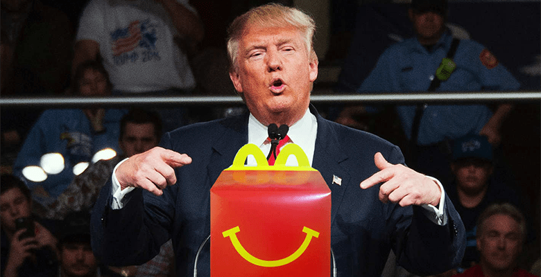 Дональд Трамп отказался от любимых гамбургеров