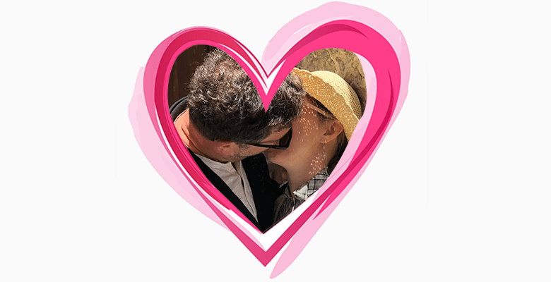 Ксения Собчак и Максим Виторган показали испанский поцелуй