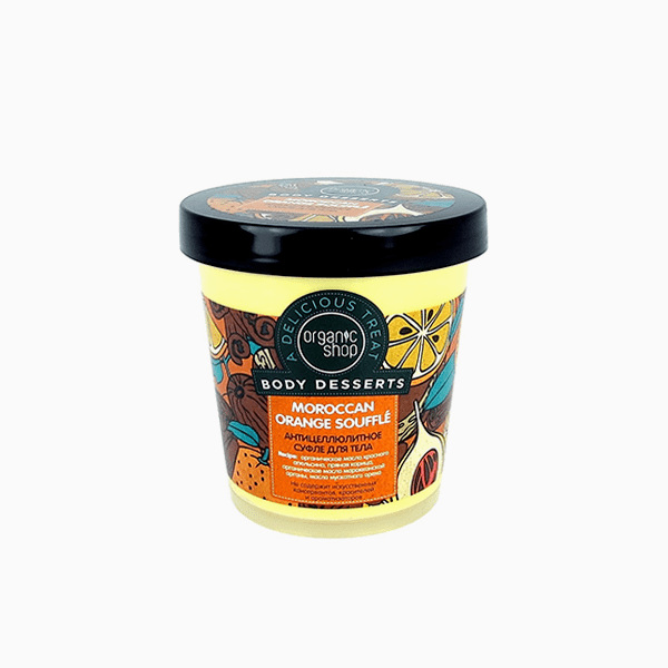 Антицеллюлитное суфле для тела Body Desserts Moroccan Orange Souffle, Organic Shop