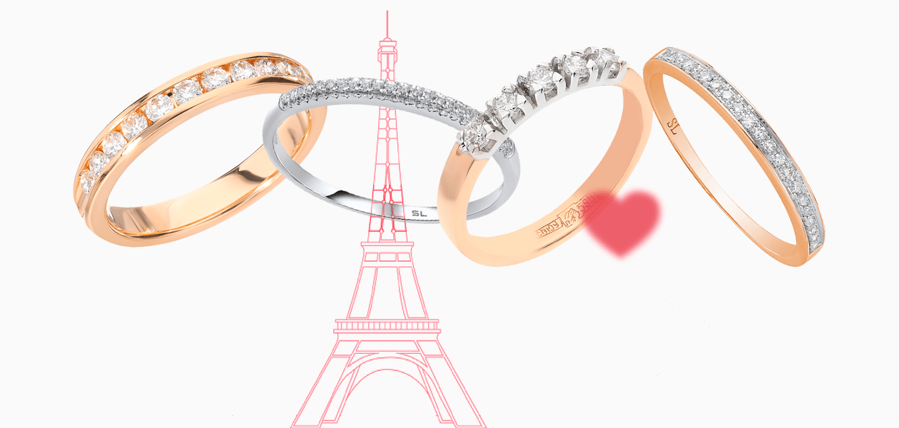 7 колец с бриллиантами из французской коллекции про любовь