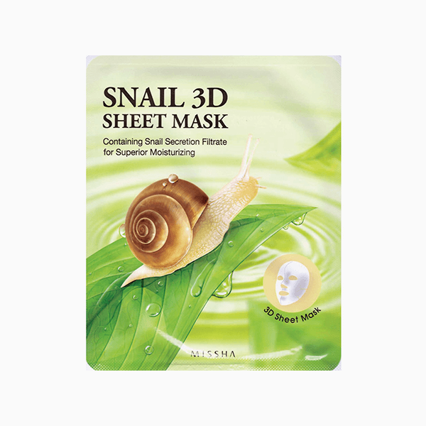 Healing Snail 3D Sheet Mask, Missha