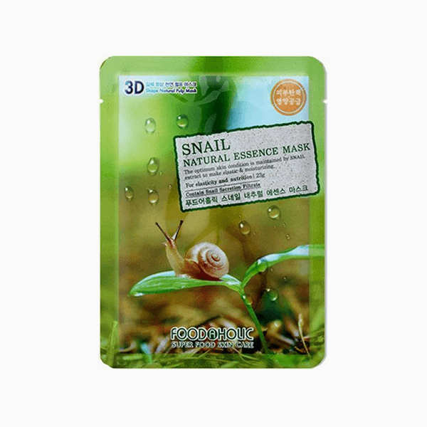 Тканевая маска FoodaHolic Snail Natural Essence 3D Mask, 3D