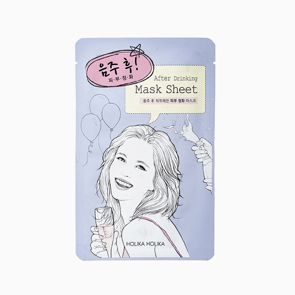 Тканевая маска After Mask Sheet – After Drinking, Holika Holika