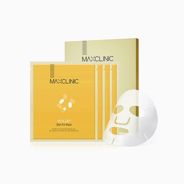 Набор масок для тонуса и сияния кожи лица Vita Lift Skin Fit Mask, Maxclinic