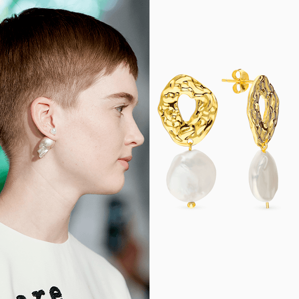 Свежая тенденция 2019 года от Christian Dior: украшения из «мятого» металла
