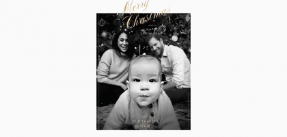 Меган Маркл и принц Гарри показали рождественскую открытку с малышом Арчи