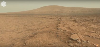 Опубликован интерактивный панорамный обзор 8k Марса глазами марсохода