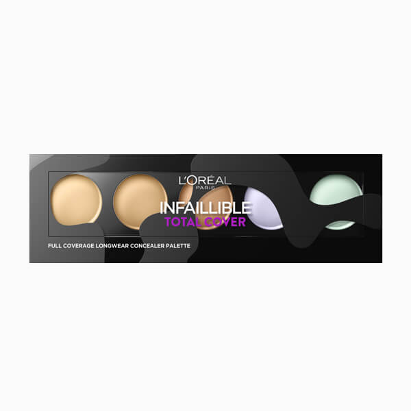 sunmag loreal infallible total cover concealer palette