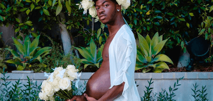 Lil Nas X снялся в беременной фотосессии