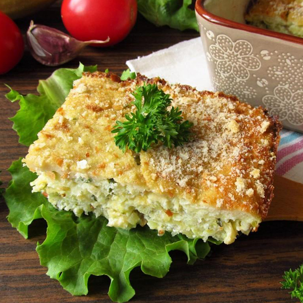 Запеканка с кабачками