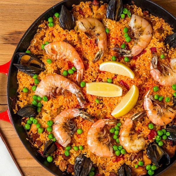 Паэлья с морепродуктами