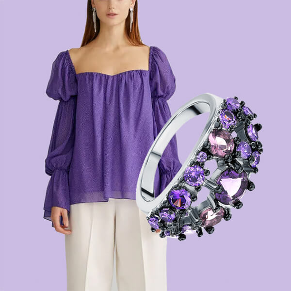 Фиолетовый Very Peri: как стильно встретить Новый год по Pantone
