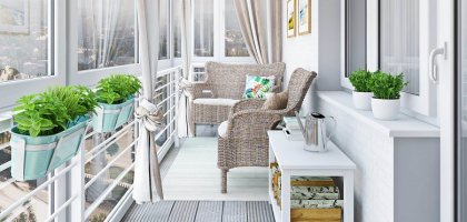 Балкон в скандинавском стиле: интересные идеи дизайна