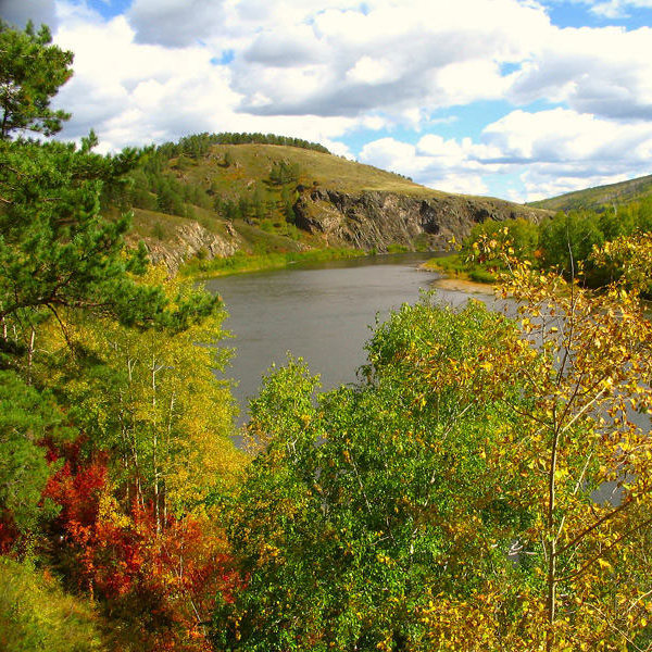 Осенние краски забайкальской тайги