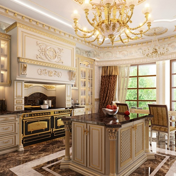 Кухня в стиле ампир