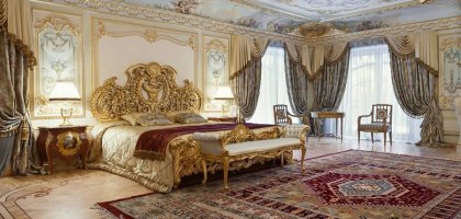 Спальня в стиле барокко: варианты дизайна интерьера с фото
