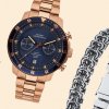 Браслет и наручные часы – стильная пара аксессуаров в подарок любимому мужчине