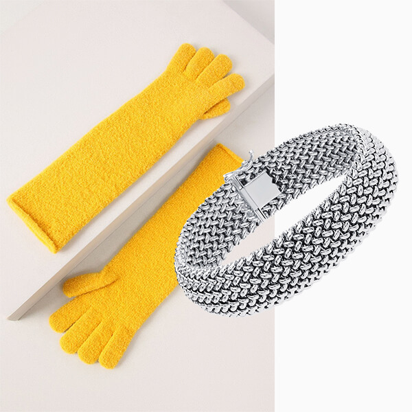 Длинные перчатки и браслеты – сладкая парочка аксессуаров этой осени и зимы
