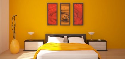 Желтая спальня в интерьере: особенности, фото, для каких стилей подойдет