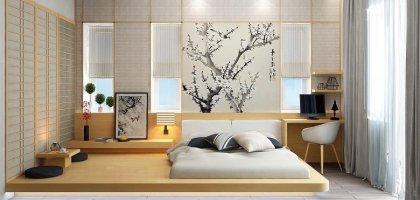 Спальня в японском стиле: особенности, фото в интерьере, советы
