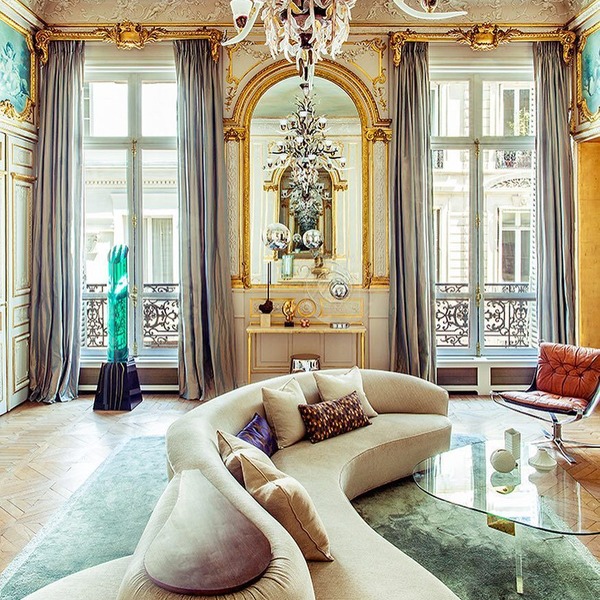 Проект барокко в гостиной