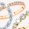 Кольца с дорожкой из бриллиантов – лучшее украшение, чтобы подчеркнуть летний загар