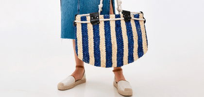 Плетеная сумка – классный аксессуар не только для лета, но и для осени