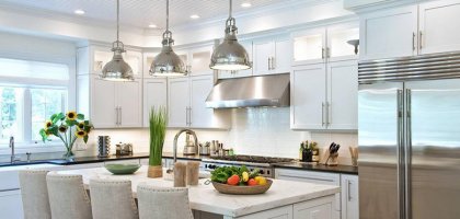 Освещение на кухне в квартире и частном доме: советы, варианты с фото