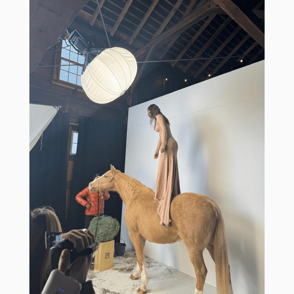 Беллу Хадид раскритиковали за фотосессию с лошадью