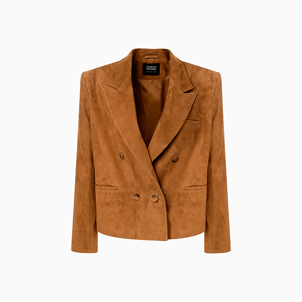 Горячая покупка на осень – кожаный пиджак