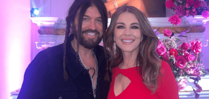 Элизабет Херли и Билли Рэй Сайрус обсуждают свадьбу